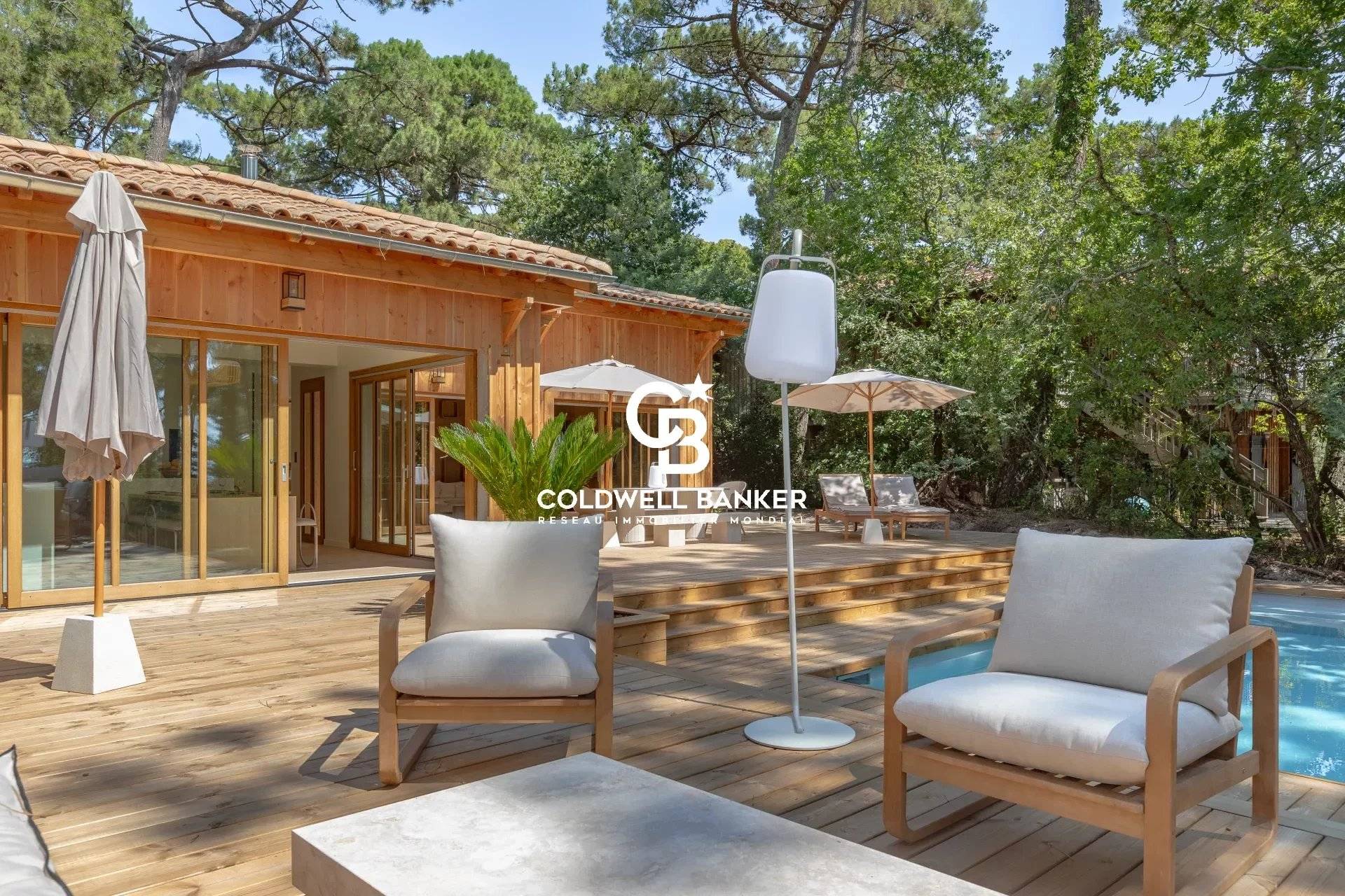 Villa d'exception neuve avec aperçu bassin Cap Ferret - Pointe aux Chevaux