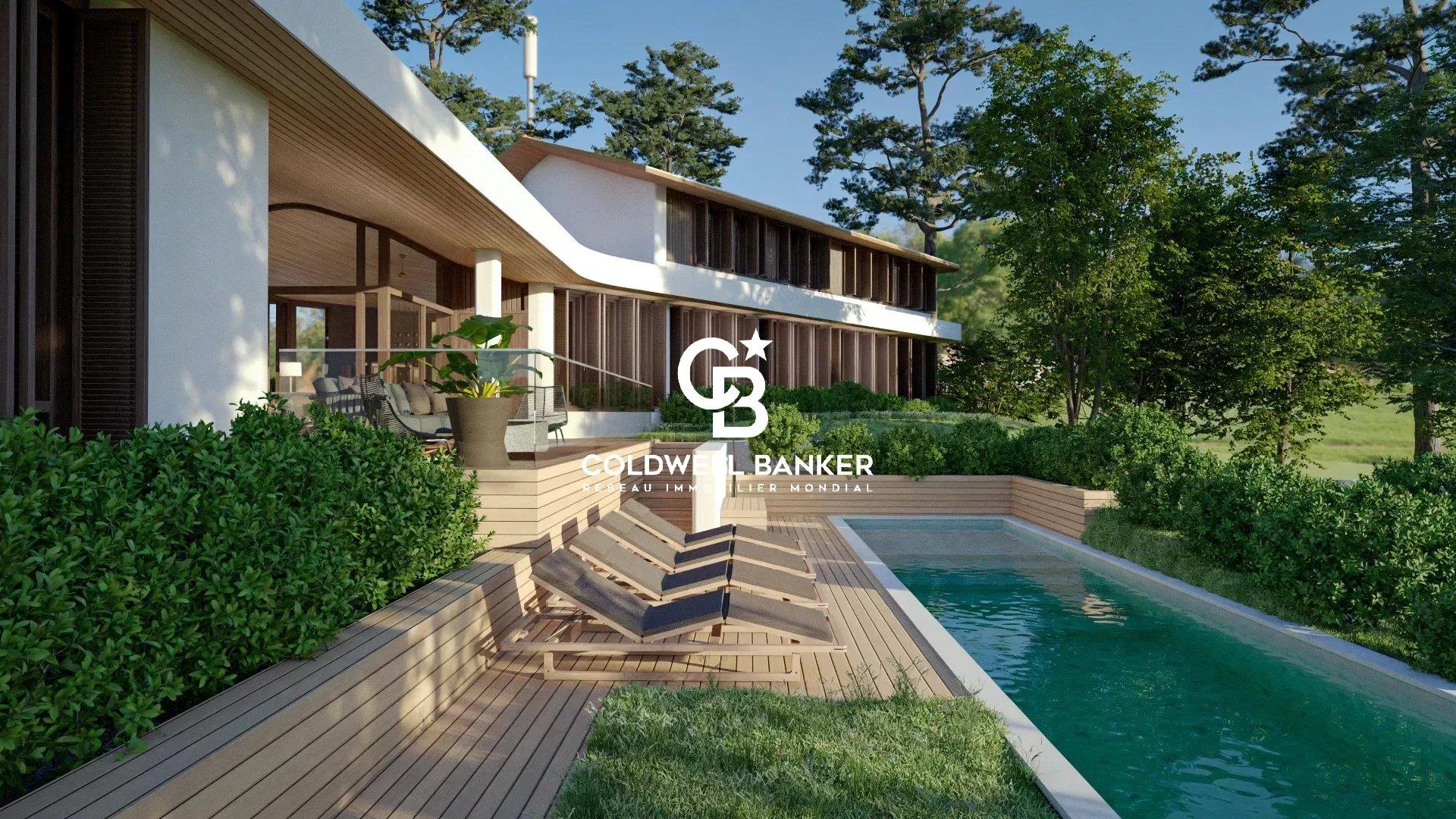 Propriété d'exception avec vue sur le lac d'Hossegor