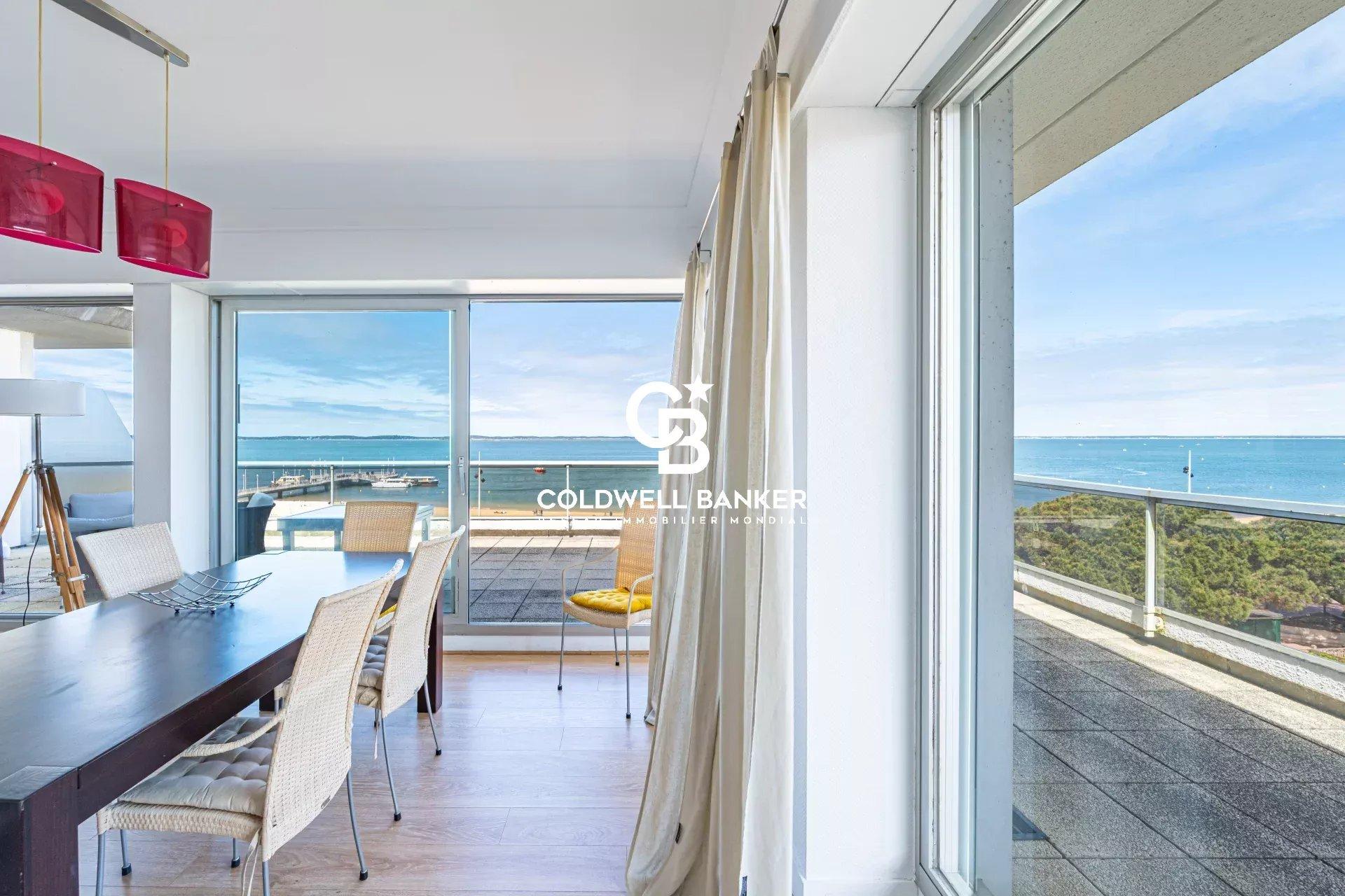 Appartement d’exception en première ligne à Arcachon – terrasse panoramique de 150 m² face au Bassin