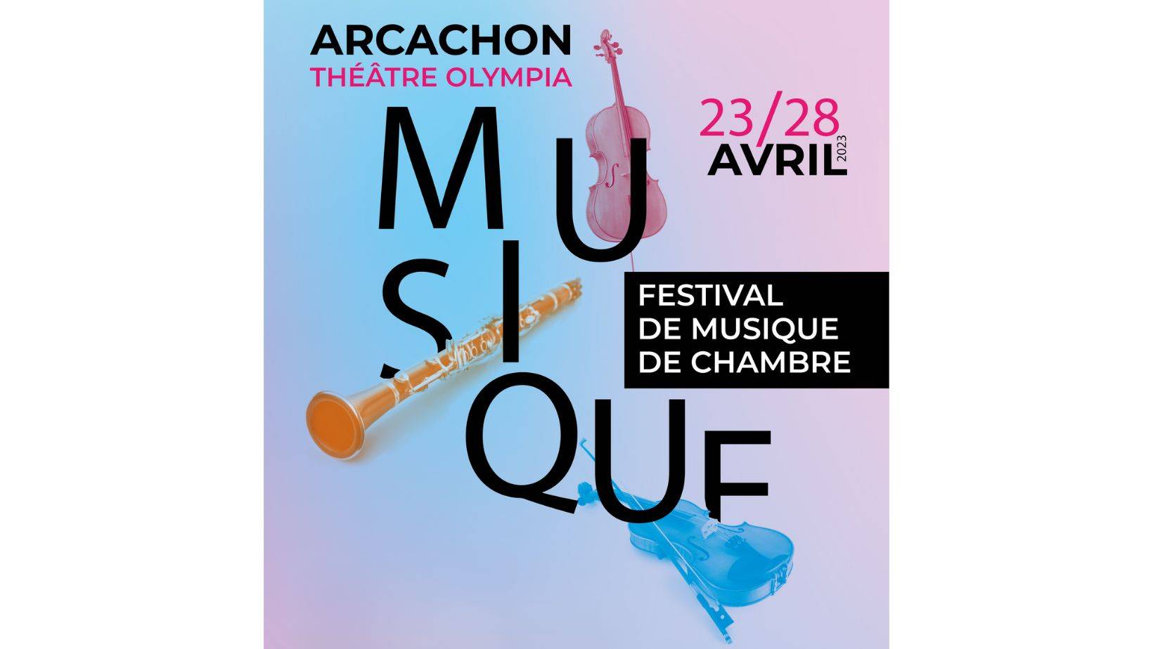 Partenariat - Festival de musique de chambre du 23 au 28 avril 2023