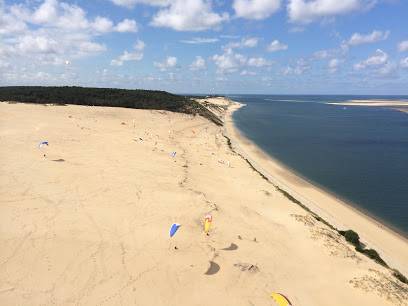 parapente sur le bassin d'Arcachon