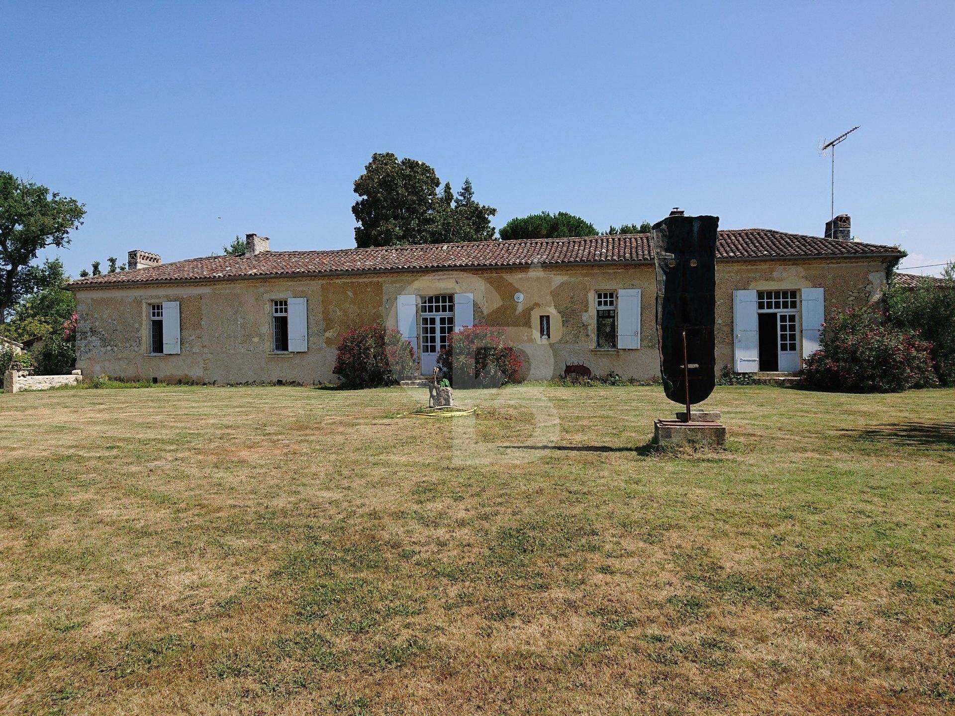 Countryside home set in 6 hectares for sale BAZAS