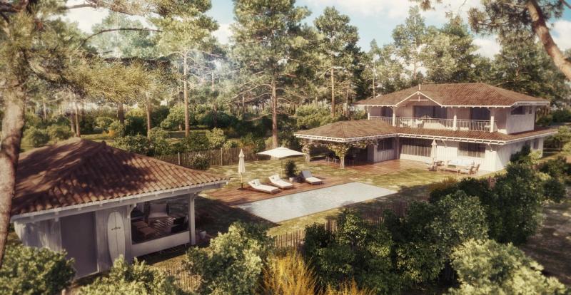 Cabane neuve quartier des 44 hectares Cap Ferret