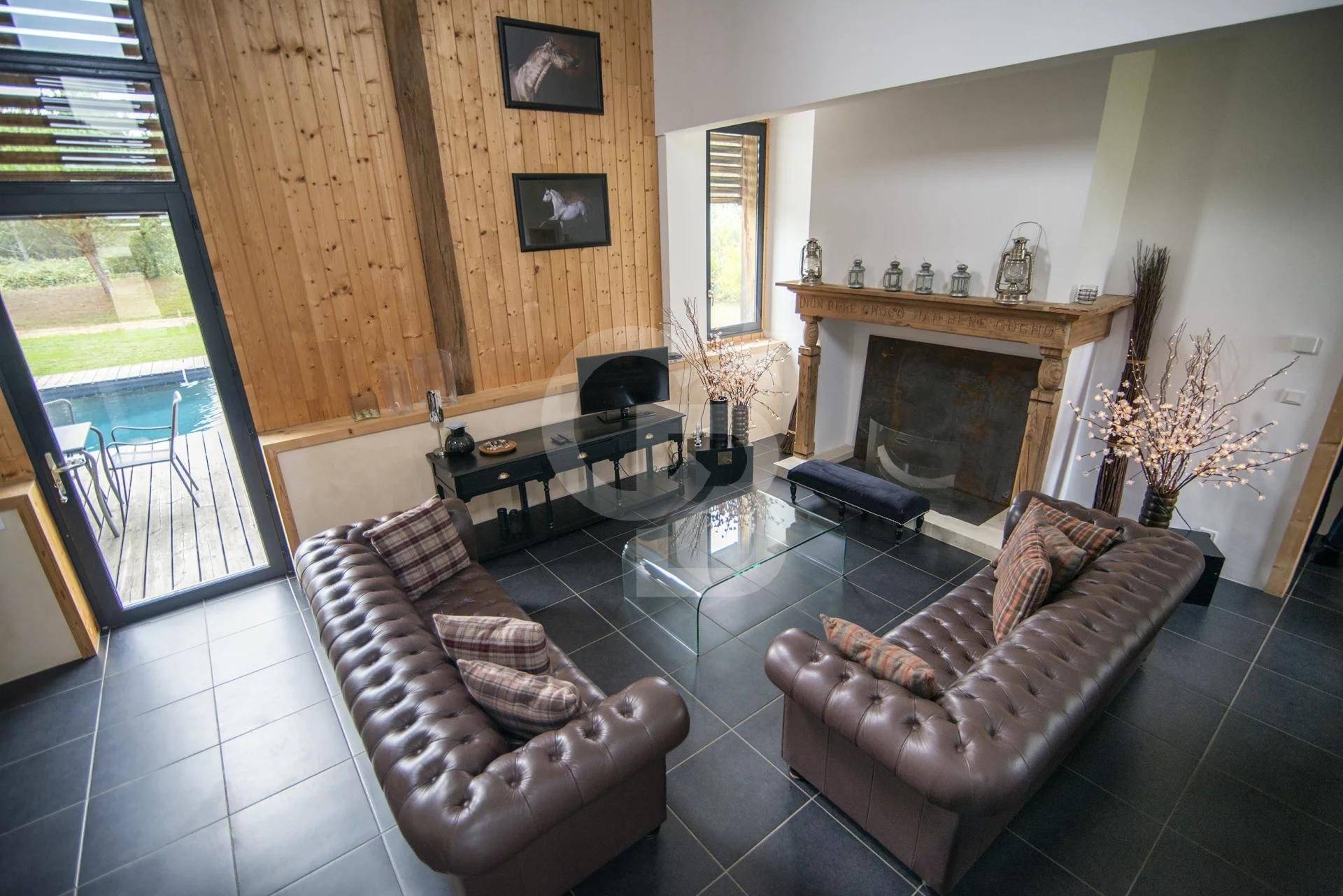 Acheter propriété avec 2 maisons à 1 heure de Bordeaux