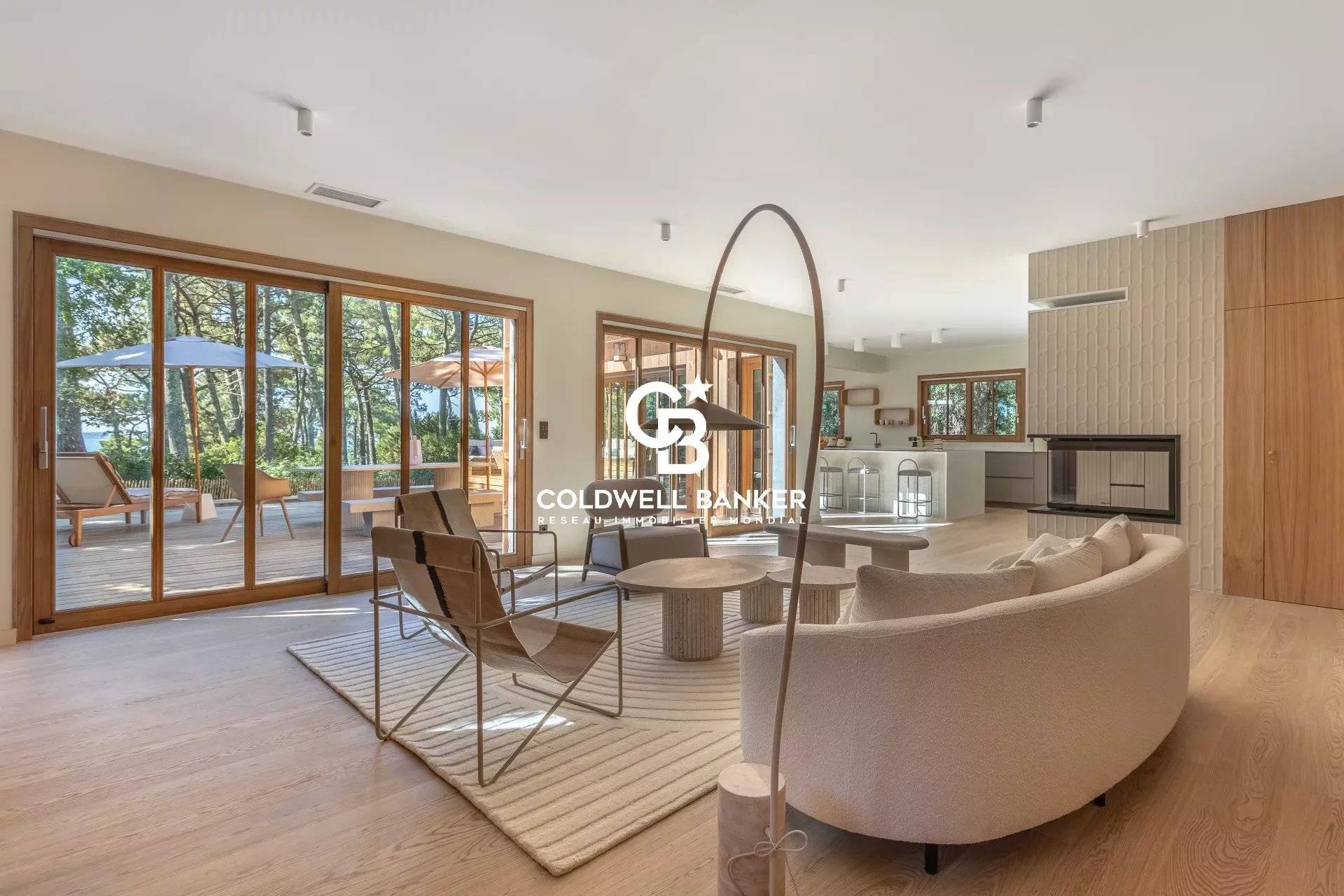 Villa d'exception neuve avec aperçu bassin Cap Ferret - Pointe aux Chevaux