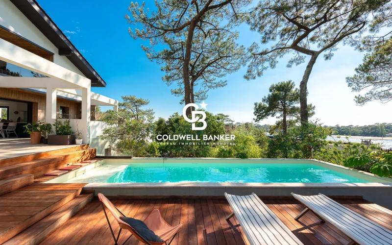 Luxueuse villa d'architecte avec vue lac Hossegor