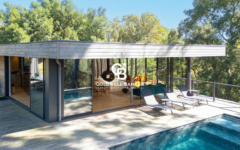 Hossegor – villa contemporaine au cœur de la pinède avec piscine