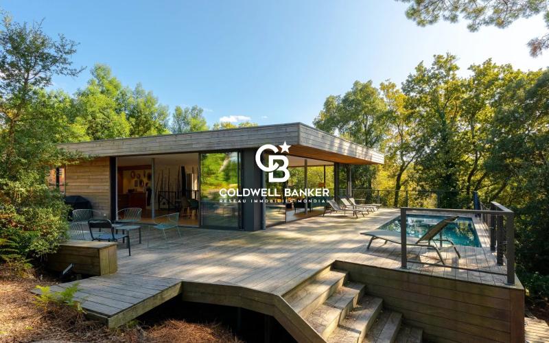 Hossegor – villa contemporaine au cœur de la pinède avec piscine